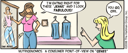 Eating for my jeans...