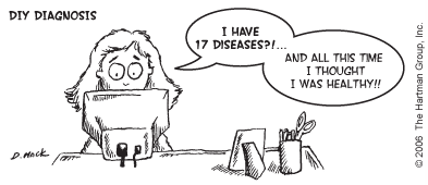 And all this time I thought I was healthy...